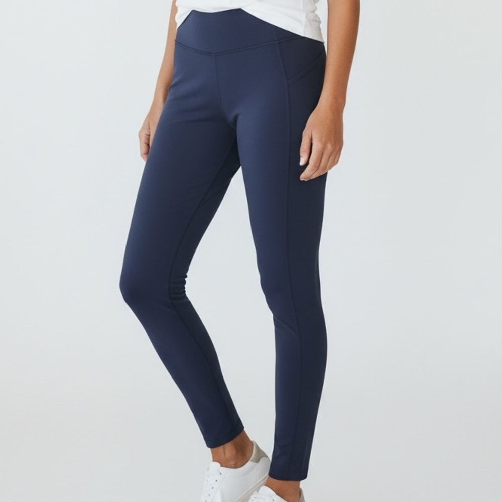 Lululemon Groove Pant Full-On Luxtreme Straight-Leg Pants in Navy Size 6